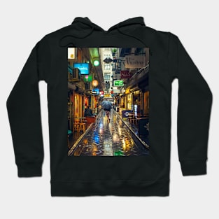 Rainy Day in Bohemian Melbourne Hoodie